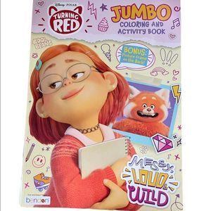 Turning RED | Jumbo Coloring and Activity Book | NEW